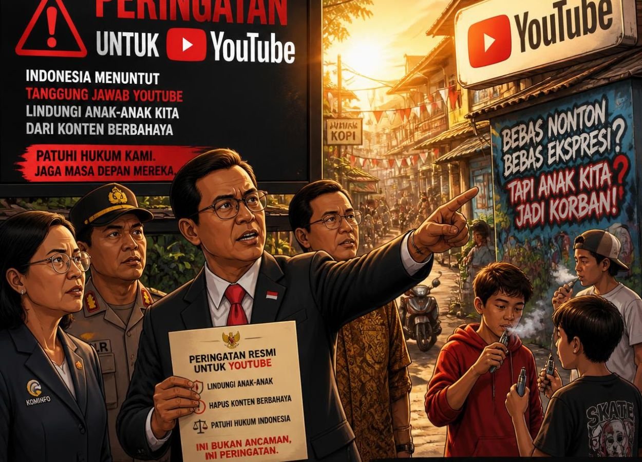 Indonesia Beri Peringatan kepada YouTube atas Promosi Vape yang Libatkan Anak-anak - KabarTeknologi.com