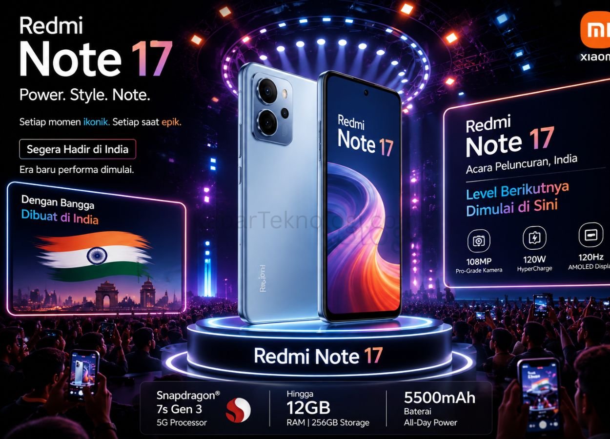 Redmi Note 17 Resmi Meluncur di India, Usung Spesifikasi Hampir Identik - KabarTeknologi.com