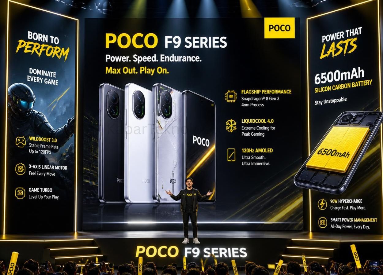 POCO F9 Series Debut Global, Andalkan Gaming dan Baterai Besar - KabarTeknologi.com